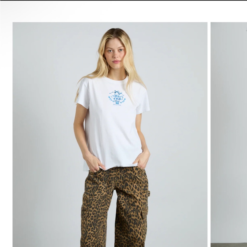 Leopard Print Boot Cut Jeans